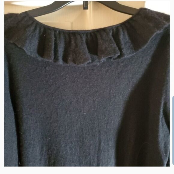 Dana Buchman black silk cashmere blend sweater - Picture 5 of 6